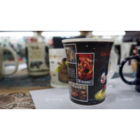 Color changing morphing ceramic mugs