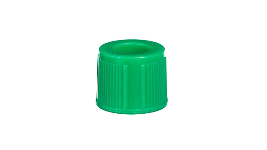 Snap Cap 13 mm
green
for recapping 13 mm tubes