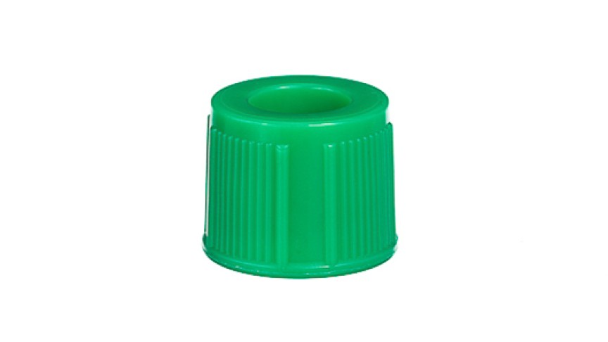 Snap Cap 13 mm
green
for recapping 13 mm tubes