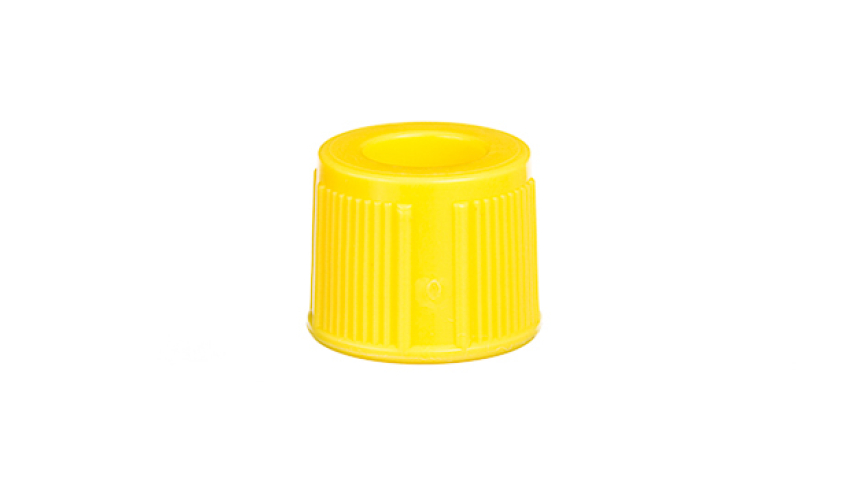 Snap Cap 13 mm
yellow
for recapping 13 mm tubes