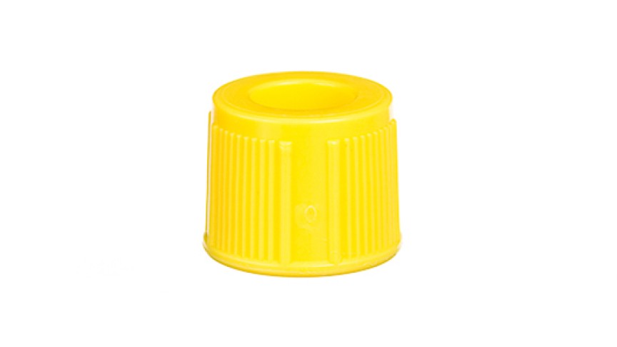 Snap Cap 13 mm
yellow
for recapping 13 mm tubes