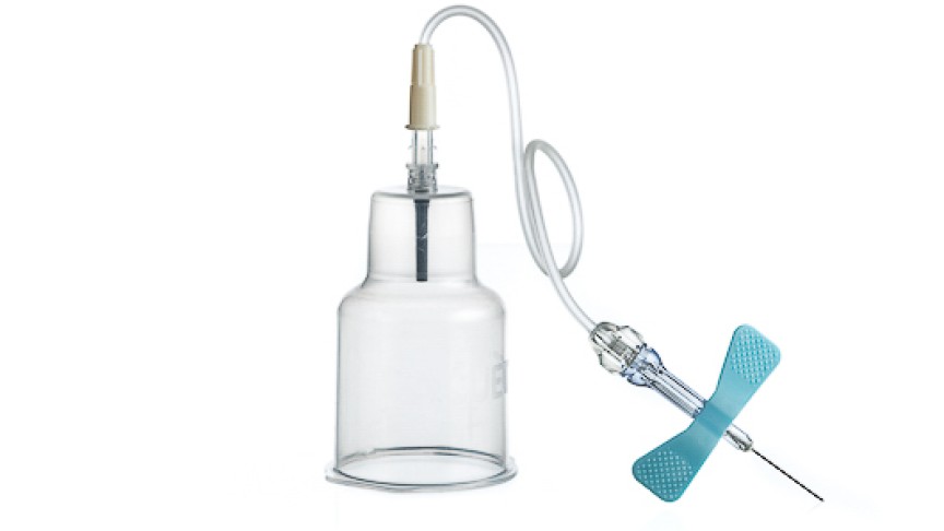 SAFETY Blood Collection Set + Blood Culture Holder 23G x 3/4