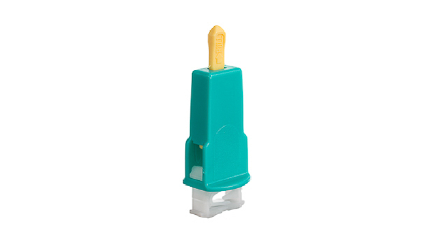 MiniCollect® Safety Lancet penetration depth 1.50 mm
green, for capillary blood collection, sterile
with blade