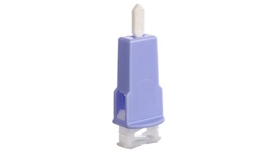 MiniCollect® Safety Lancet 28G, penetration depth 1.25 mm
lavender, for capillary blood collection, sterile
with needle