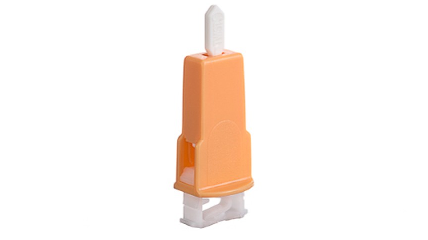 MiniCollect® Safety Lancet 23G, penetration depth 2.25 mm
orange, for capillary blood collection, sterile
with needle