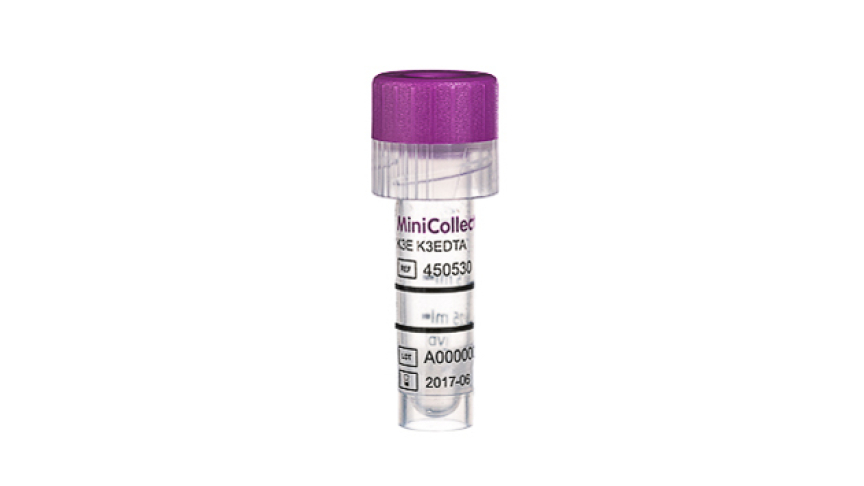 MiniCollect® TUBE 0.25/0.5 ml K3E K3EDTA
lavender cap