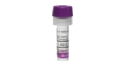 MiniCollect® TUBE 0.25 / 0.5 ml K2E K2EDTA
lavender cap