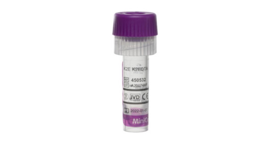 MiniCollect® TUBE 0.25 / 0.5 ml K2E K2EDTA
lavender cap