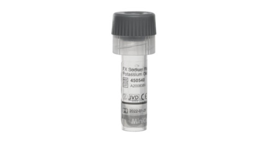 MiniCollect® TUBE 0.25 ml FX Sodium Fluoride / Potassium Oxalate
grey cap