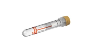 MiniCollect® Complete 0.5 / 0.8 ml CAT Serum Separator Clot Activator
gold cap, pre-assembled with Carrier Tube 13x75