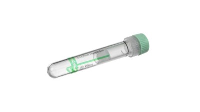 MiniCollect® Complete 0.8 ml LH Lithium Heparin Separator
light-green cap, pre-assembled with Carrier Tube 13x75