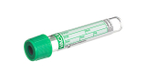 VACUETTE® TUBE 4 ml NH Sodium Heparin
13x75 green cap-green ring, non-ridged
