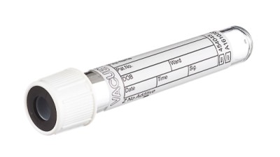 VACUETTE® TUBE 3.5 ml Z No Additive
13x75 white cap-black ring, non-ridged