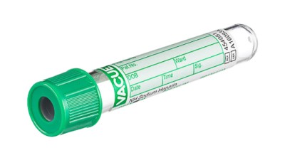 VACUETTE® TUBE 4 ml NH Sodium Heparin
13x75 green cap-green ring, PREMIUM