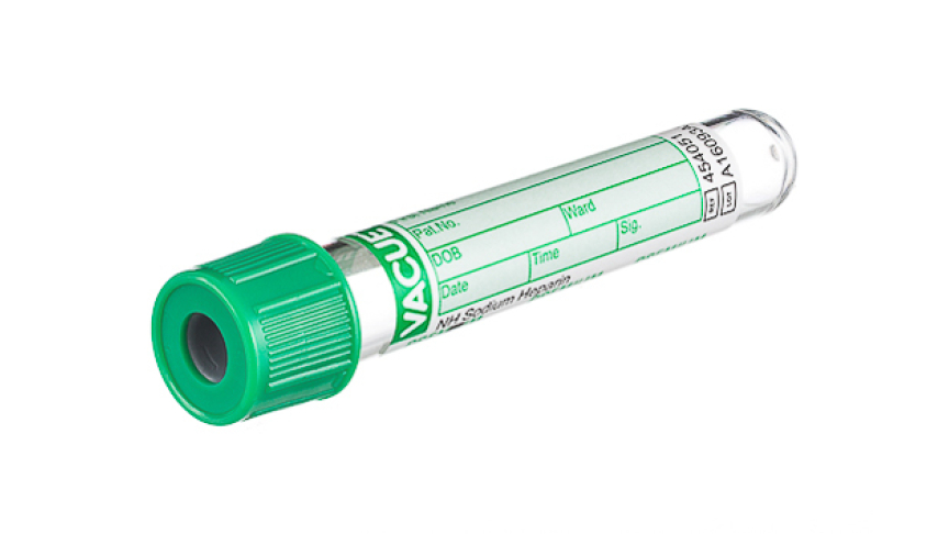 VACUETTE® TUBE 4 ml NH Sodium Heparin
13x75 green cap-green ring, PREMIUM