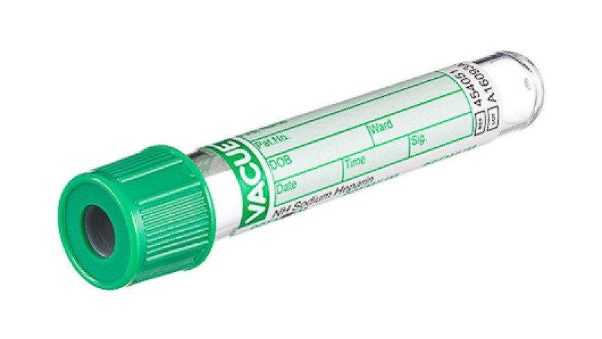 VACUETTE® TUBE 4 ml NH Sodium Heparin
13x75 green cap-green ring, PREMIUM