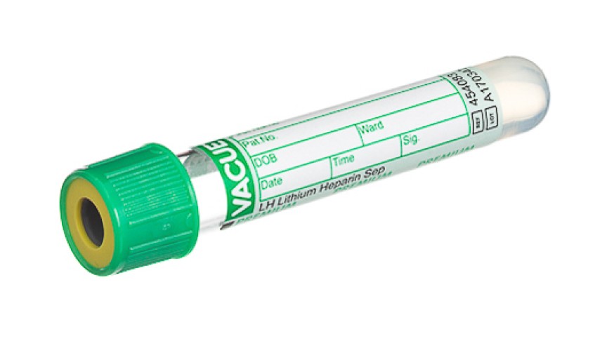 VACUETTE® TUBE 3.5 ml LH Lithium Heparin Separator
13x75 green cap-yellow ring, PREMIUM