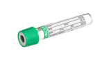 VACUETTE® TUBE 2 ml LH Lithium Heparin
13x75 green cap-white ring, non-ridged