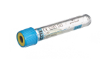VACUETTE® TUBE 3.5 ml CTAD
13x75 blue cap-yellow ring, sandwich tube, transparent label, non-ridged