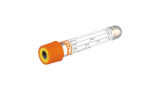 VACUETTE® TUBE 3.5 ml CAT Serum Fast Separator
13x75 orange cap-yellow ring, non-ridged