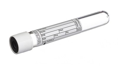 VACUETTE® TUBE 9 ml Z No Additive
16x100 white cap-black ring, non-ridged
