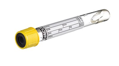 VACUETTE® TUBE 6 ml CPDA
13x100 yellow cap-black ring, non-ridged