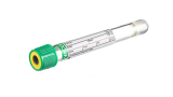 VACUETTE® TUBE 5 ml LH Lithium Heparin Separator
13x100 green cap-yellow ring, non-ridged