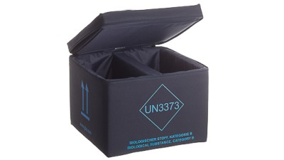 Carrier Bag for 2 pieces VACUETTE® Transport Boxes (VTB)
Isotherm, medium, dark blue