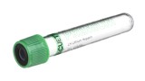 VACUETTE® TUBE 4 ml LH Lithium Heparin
13x75 green cap-black ring, transparent label, PREMIUM