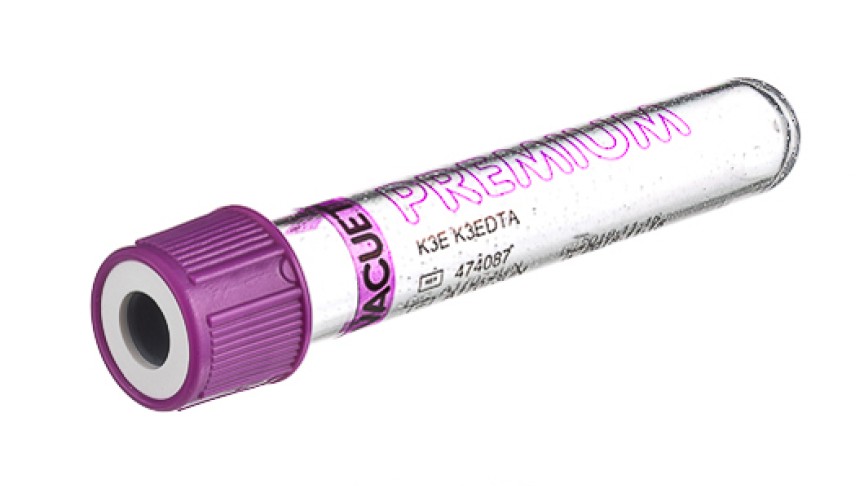 VACUETTE® TUBE 2 ml K3E K3EDTA
13x75 lavender cap-white ring, transparent label, PREMIUM