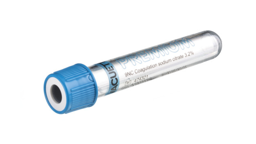 VACUETTE® TUBE 2 ml 9NC Coagulation sodium citrate 3.2%
13x75 blue cap-white ring, sandwich tube, transparent label, PREMIUM