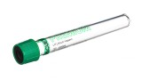 VACUETTE® TUBE 6 ml LH Lithium Heparin
13x100 green cap-black ring, transparent label, PREMIUM