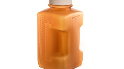 24h urine container, brown, with screw closure, 2.7 litre