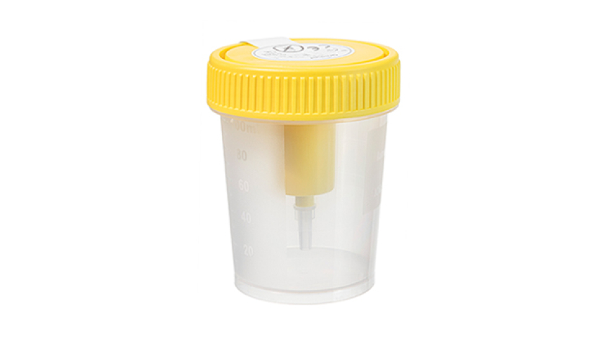Urine Cup with integrated Transfer Device 100 ml
bulk-packed, sterile