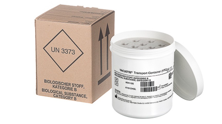 VACUETTE® Transport Container (VTC)
incl. Foam Insert for 12 Tubes, with Transport Carton HK0259