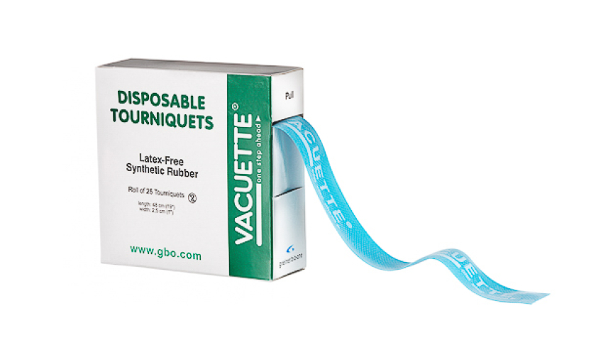 VACUETTE® Disposable Tourniquet
latex-free, synthetic rubber, non-sterile