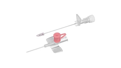 Clip ported SAFETY iv catheter fep 20G x 25mm Single packed, sterile, not made with natural rubber latex