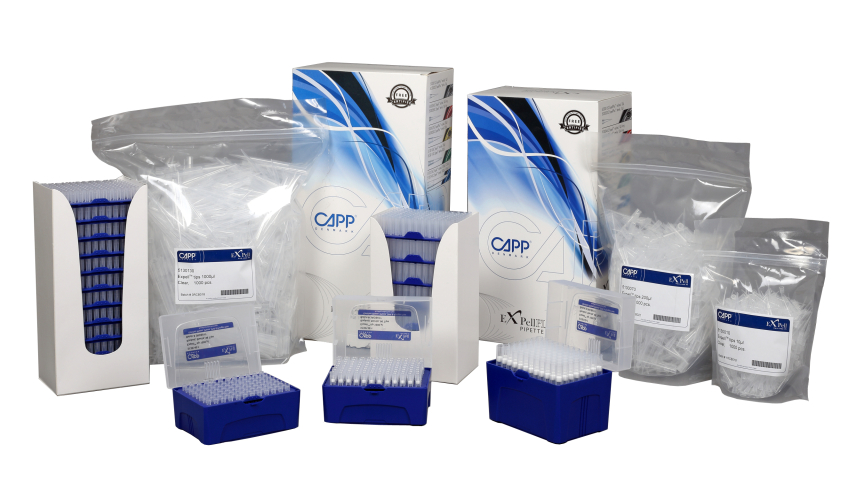 Capp filtered pipette tips