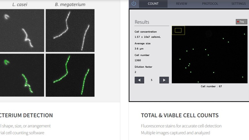 QUANTOM Tx™ Microbial Cell Counter
