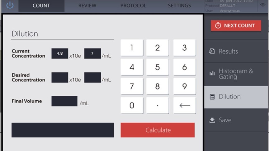 QUANTOM Tx™ Microbial Cell Counter
