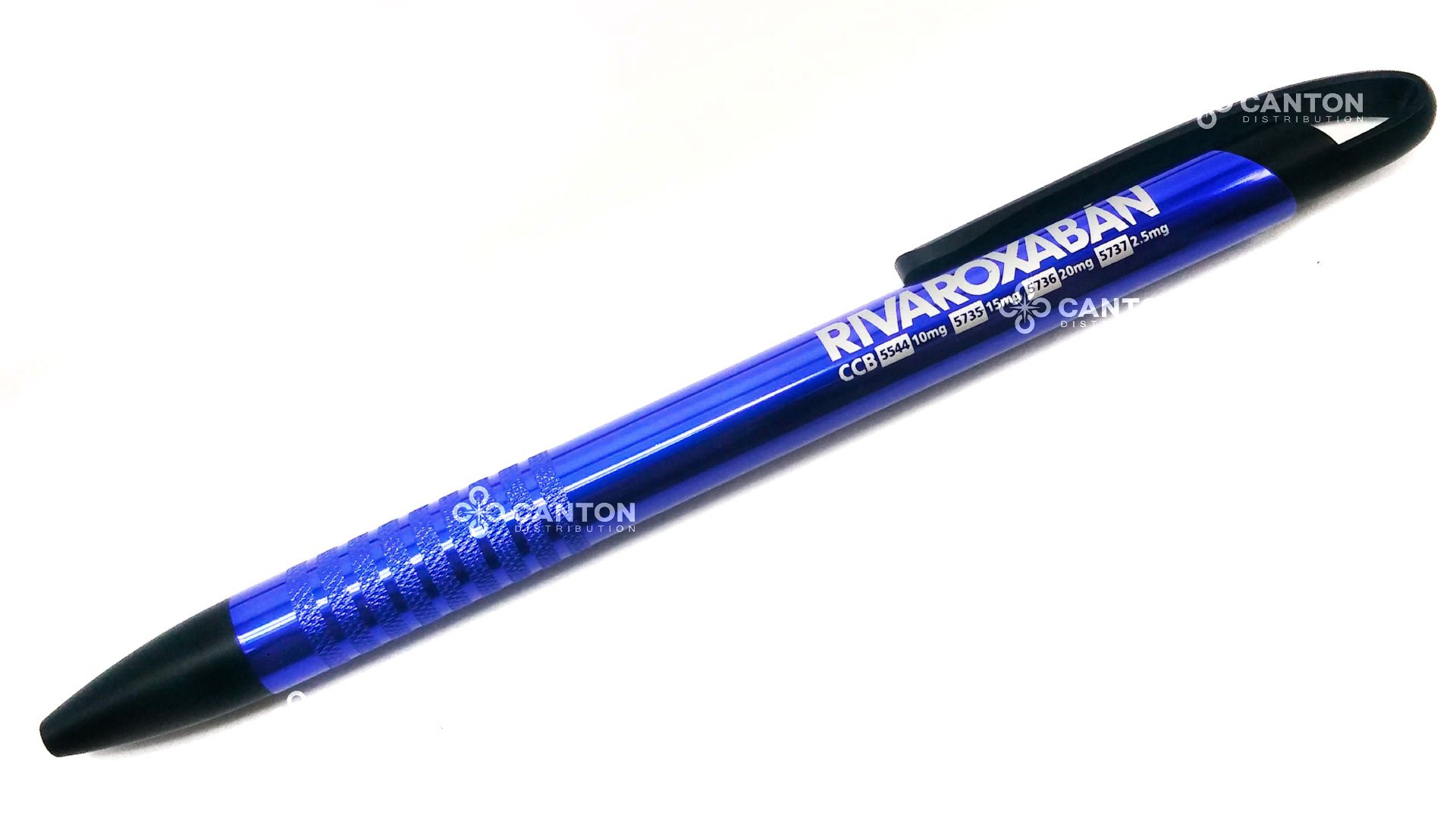 blue anodizing pen advertising